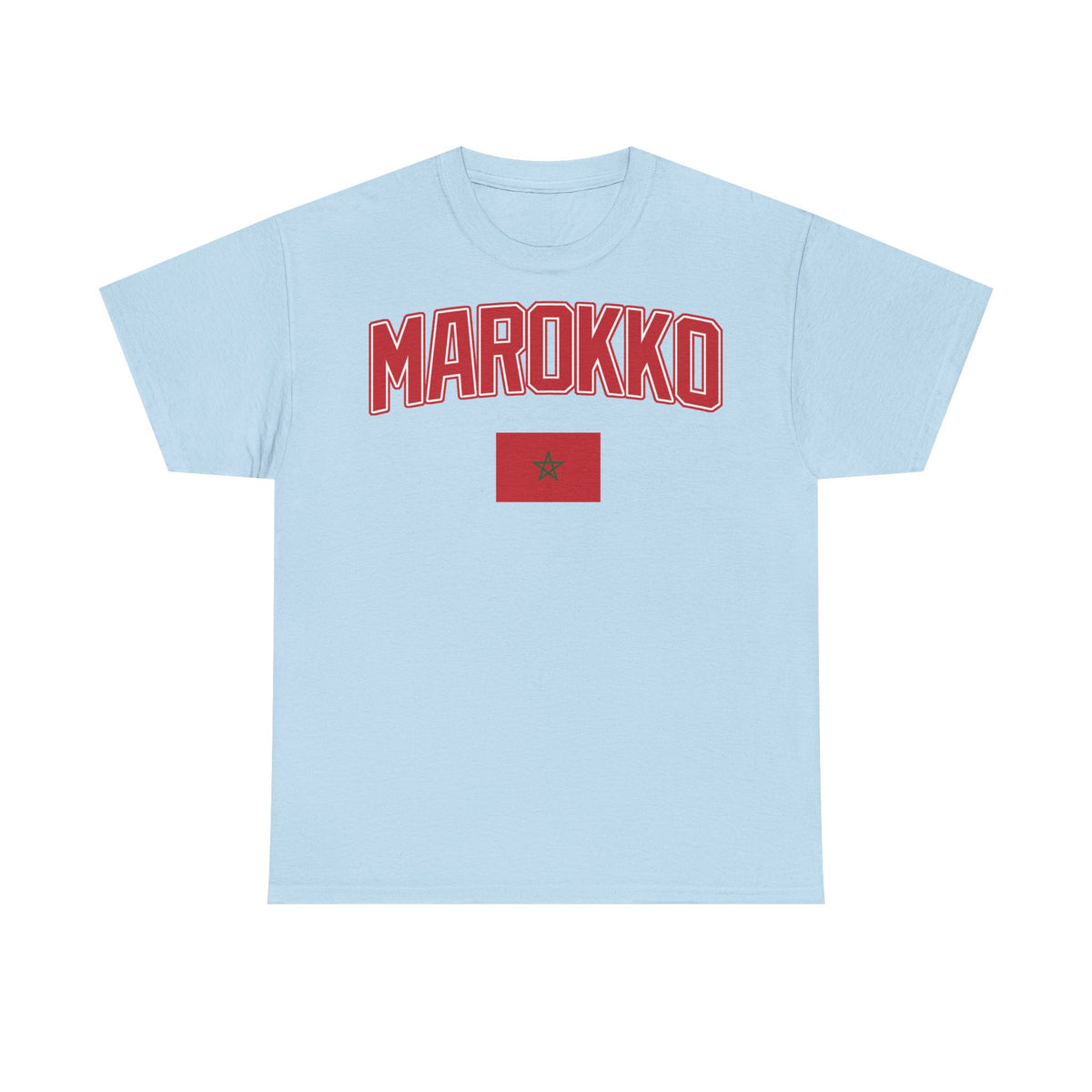 Marruecos Escudo Morocco Bandera Orgullo Fútbol Fan Deporte FIdea de regalo - Camiseta unisex