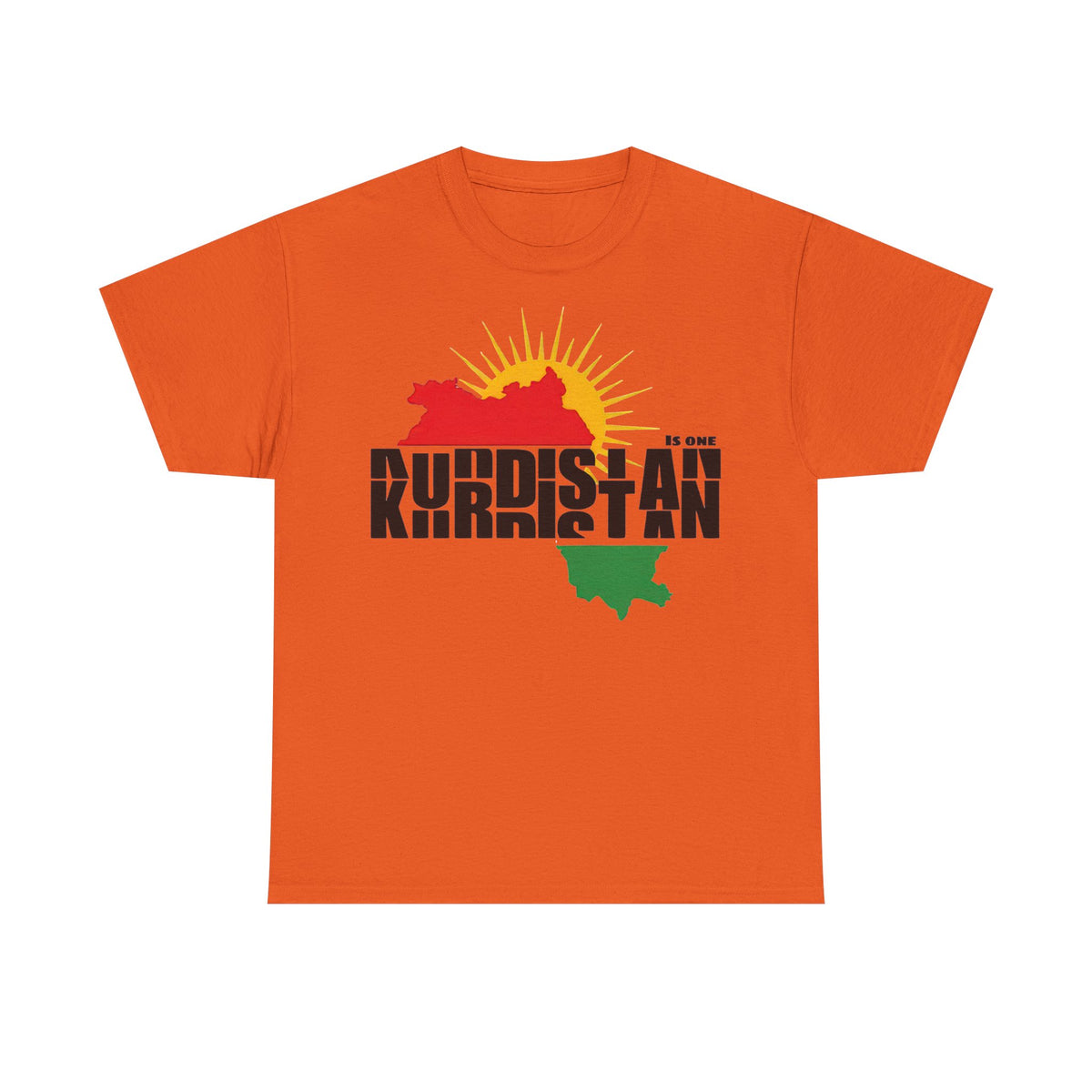 Kurdistan is ONE Flagge Heimat Newroz - Unisex T-Shirt