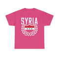 Syria Syrien Hooligan Wappen Flagge Heimat Sport Fußball Fan Geschenkidee - Unisex T-Shirt