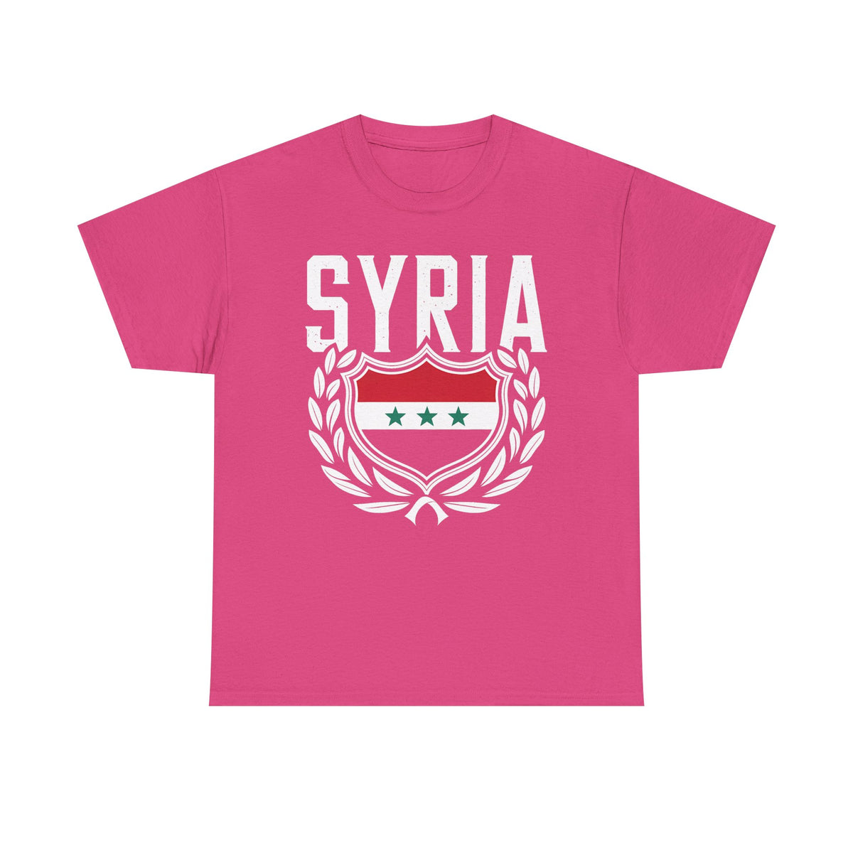 Syria Syrien Hooligan Wappen Flagge Heimat Sport Fußball Fan Geschenkidee - Unisex T-Shirt