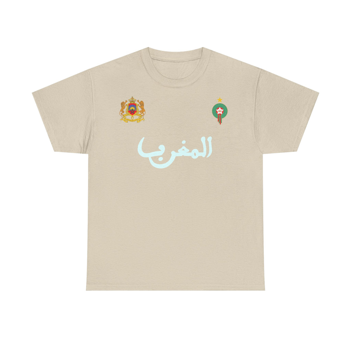 Marruecos Escudo Morocco Bandera Orgullo Fútbol Fan Deporte FIdea de regalo - Camiseta unisex