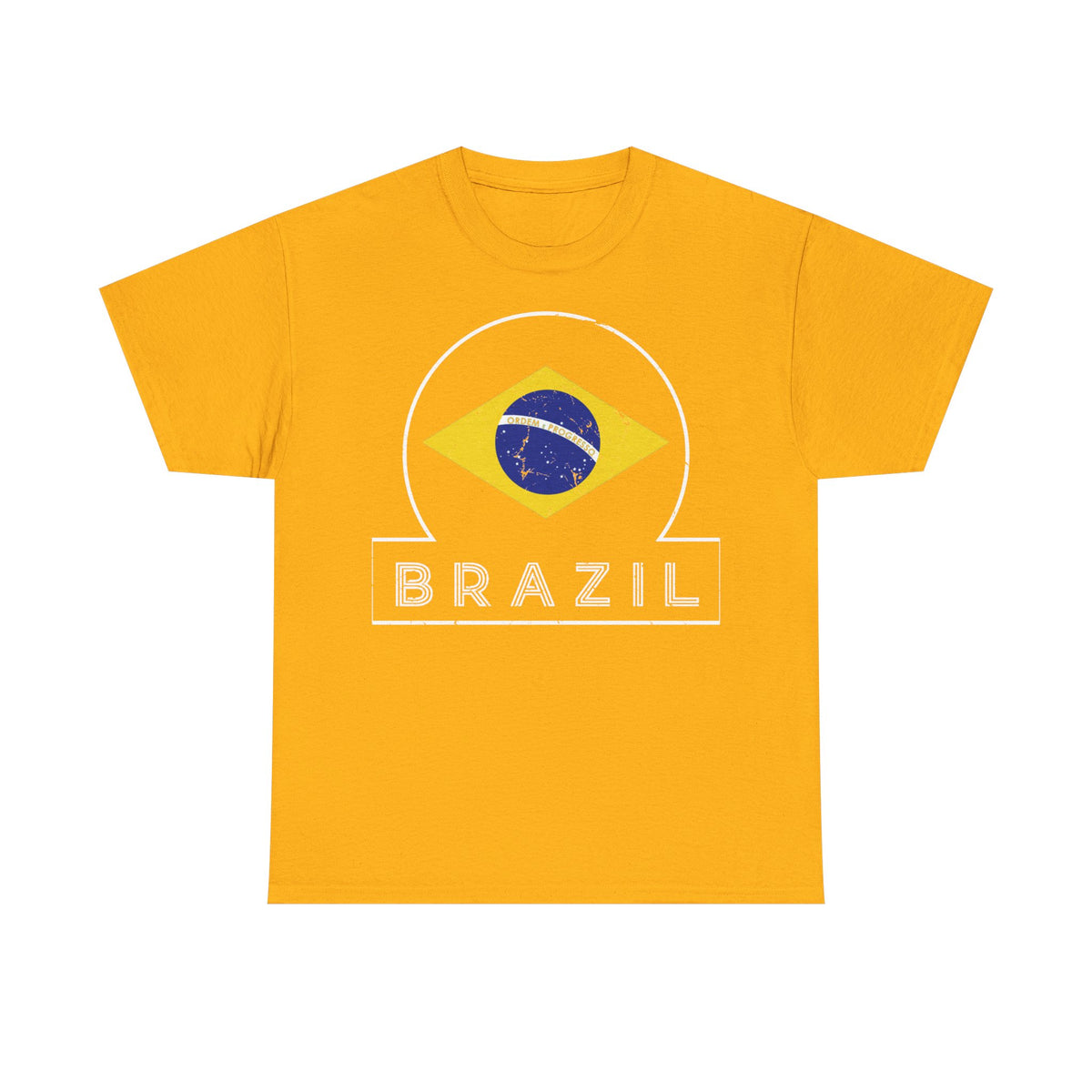 Brazil Brasilien Wappen Flagge Sport Fan Fußball Geschenkidee - Unisex T-Shirt