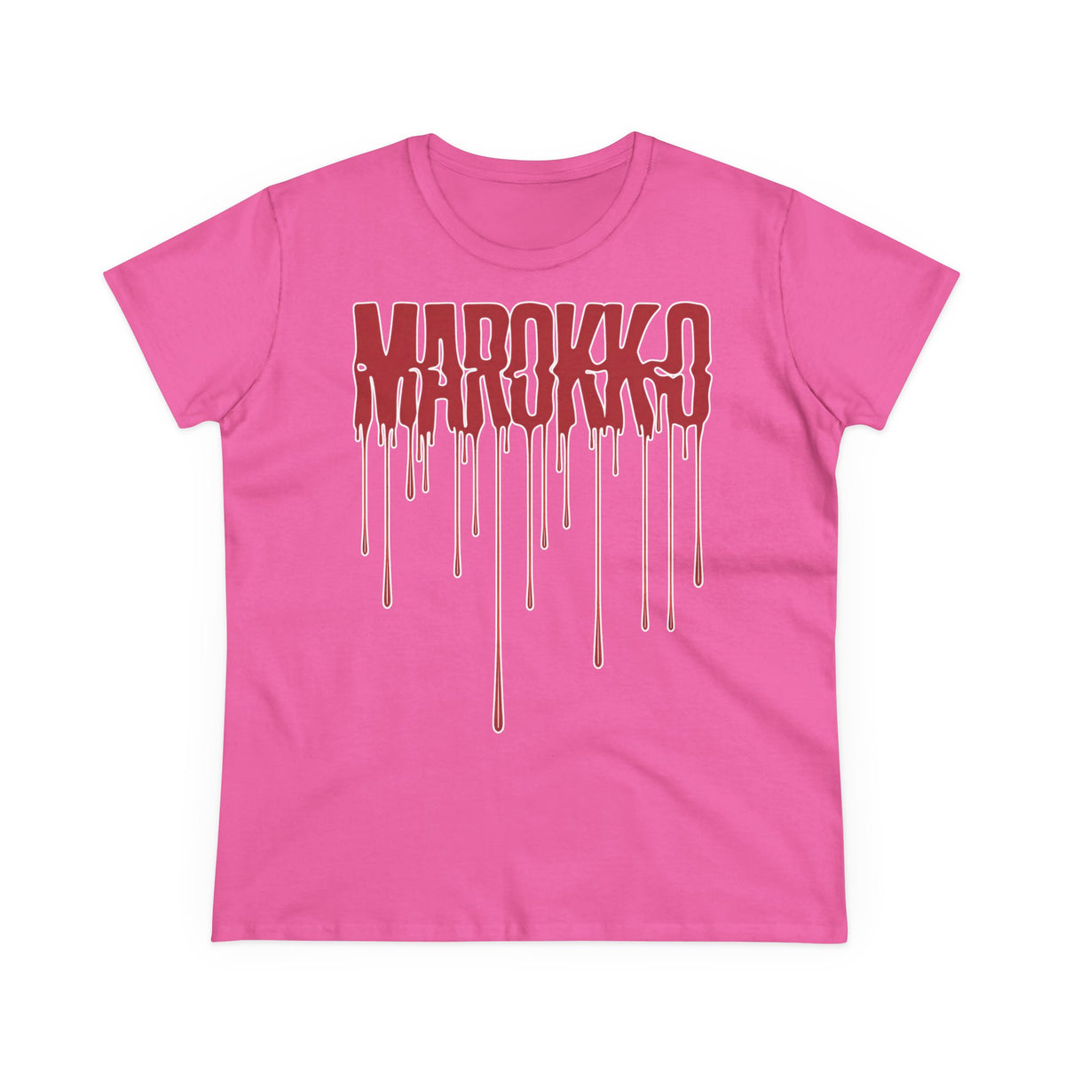 Escudo de Marruecos, bandera de Marruecos, orgullo, aficionada al fútbol y al deporte, idea de regalo - Camiseta para mujer