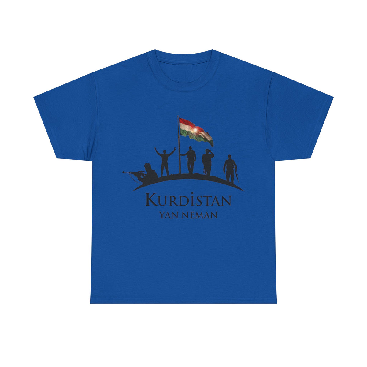 Kurdistan Yan Neman Flagge Azadi - Unisex T-Shirt