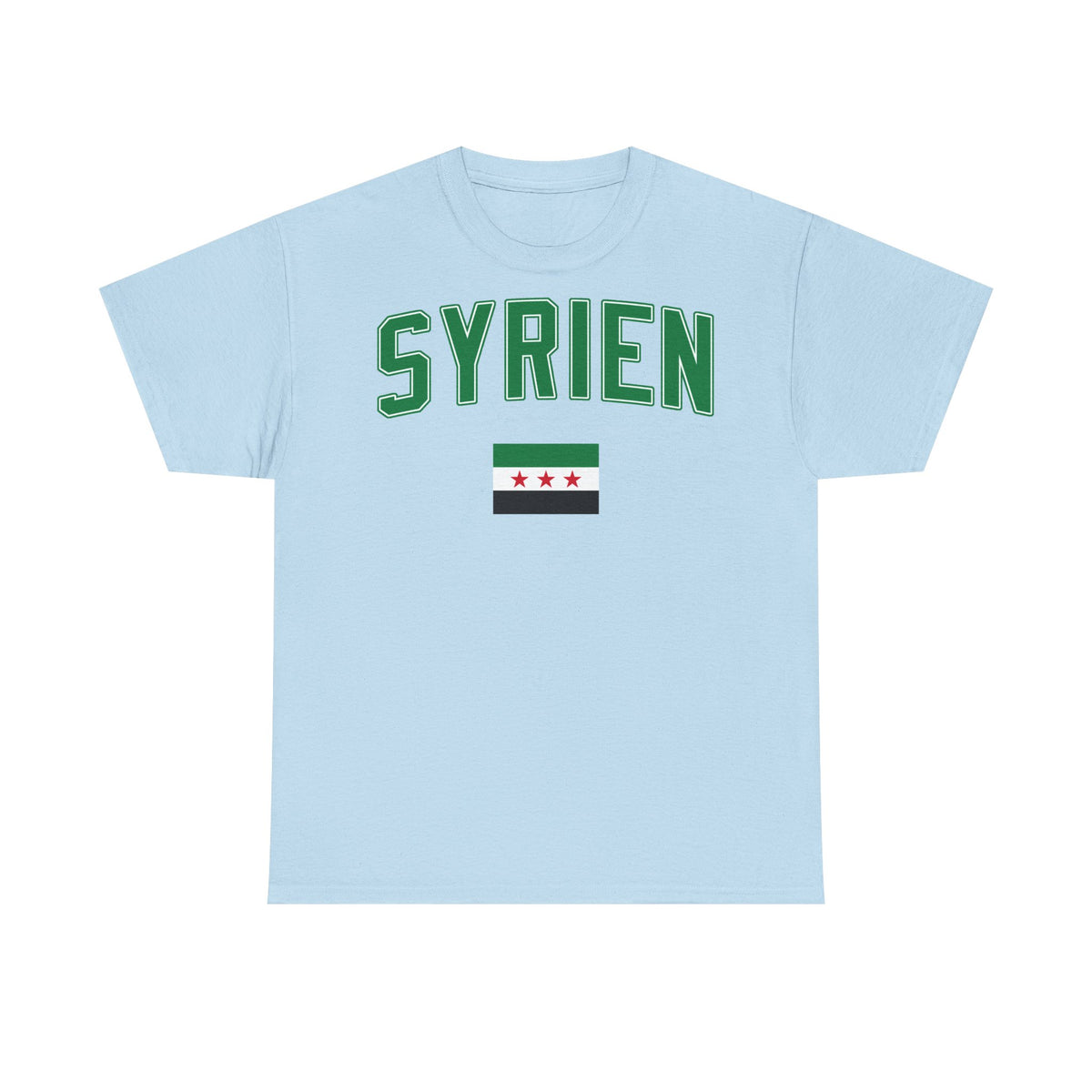 Syria Syrien Wappen Flagge Heimat Sport Fan Geschenkidee - Unisex T-Shirt