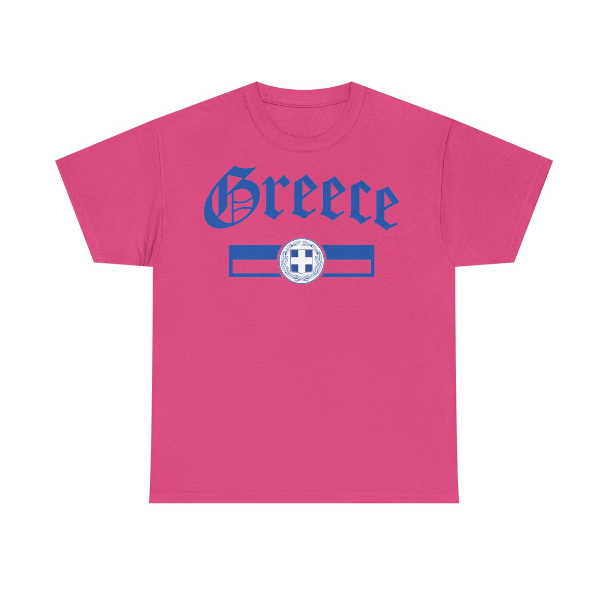 Greece Griechenland Flagge Wappen Heimat Fußball Sport Fan Geschenkidee - Unisex T-Shirt