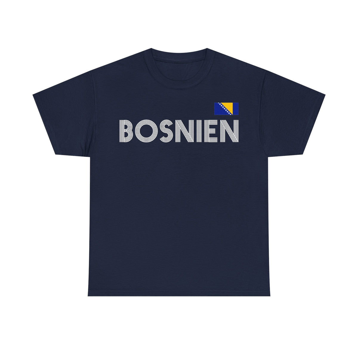 Bosnia Wappen Flagge Stolz Heimat Fußball fan Geschenkidee - Unisex T-Shirt
