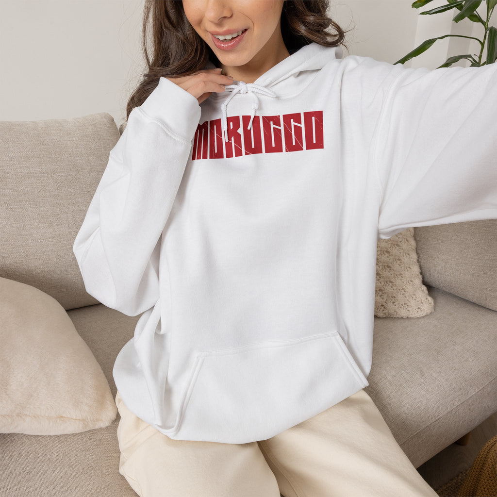 Marokko Wappen Morocco Flagge Stolz Fußball Fan Sport Geschenkidee - Unisex Hoodie