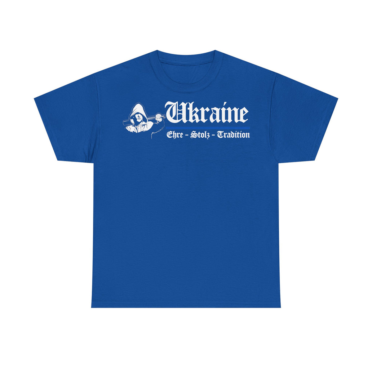 Bandera de Ucrania escudo idea de regalo afición al deporte moda vintage - Camiseta unisex