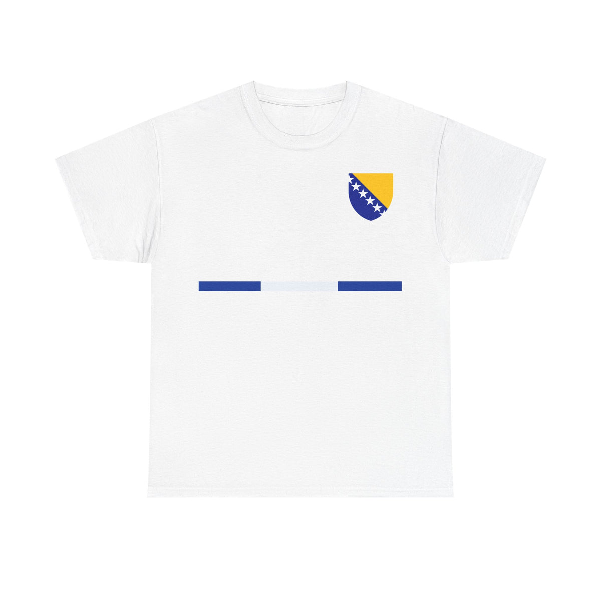 Bosnia Wappen Flagge Stolz Heimat Fußball fan Geschenkidee - Unisex T-Shirt