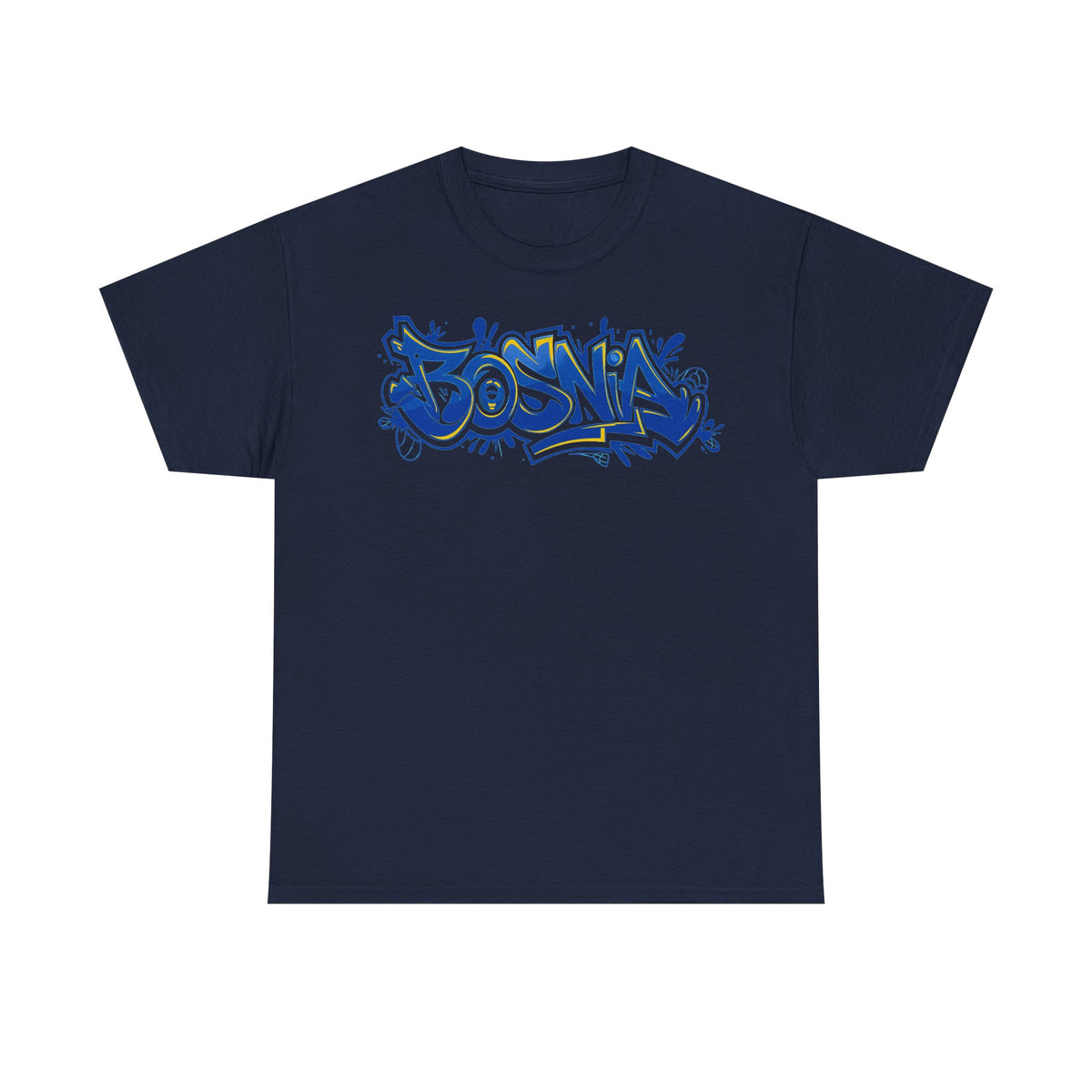 Bosnia escudo bandera orgullo patria aficionado al fútbol idea de regalo - Camiseta unisex