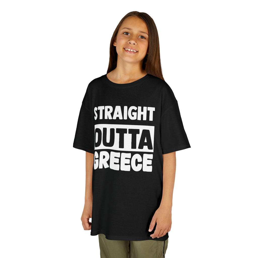 Greece Griechenland Flagge Wappen Heimat Fußball Sport Fan Geschenkidee - Für Kinder & Jugendliche Unisex T-Shirt