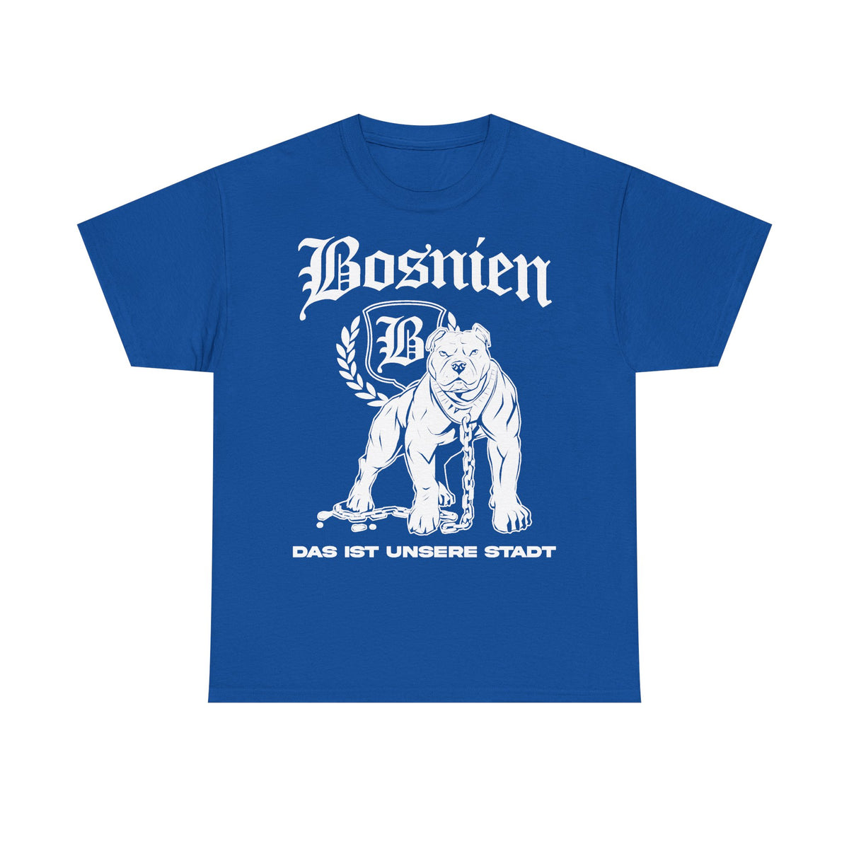 Bosnia Wappen Flagge Stolz Heimat Fußball fan Geschenkidee - Unisex T-Shirt