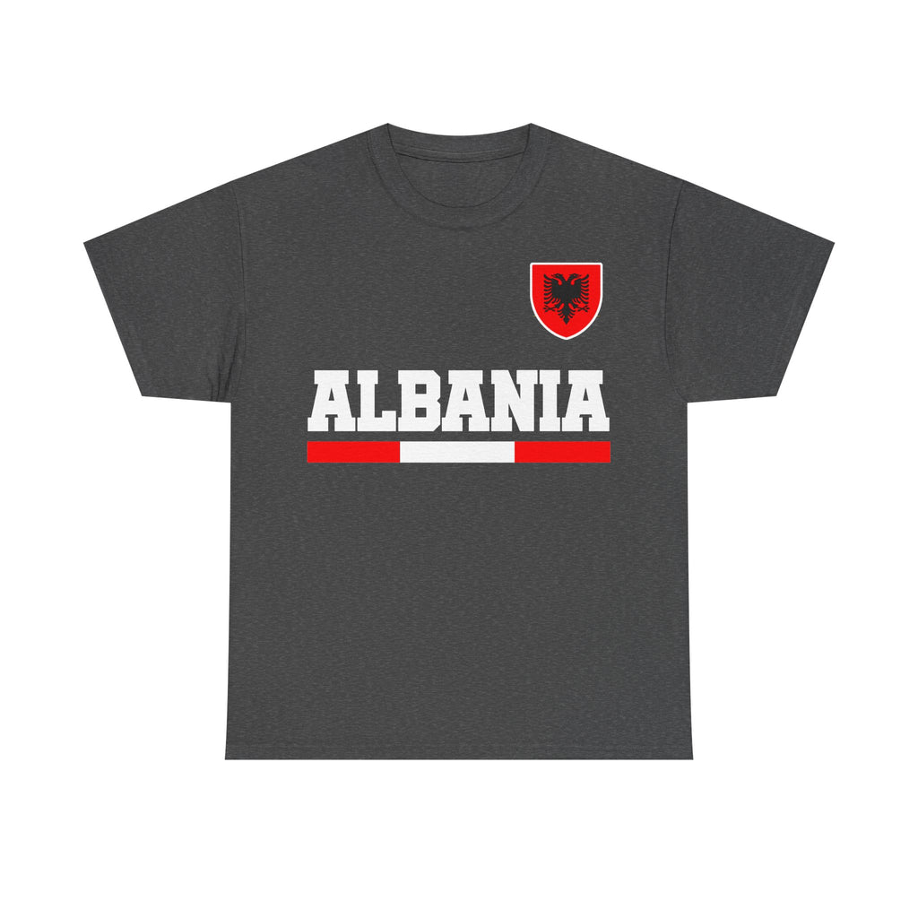 Albania Wappen Shqiptar Flagge Adler Fußball Fan Sport Unisex T Shirt