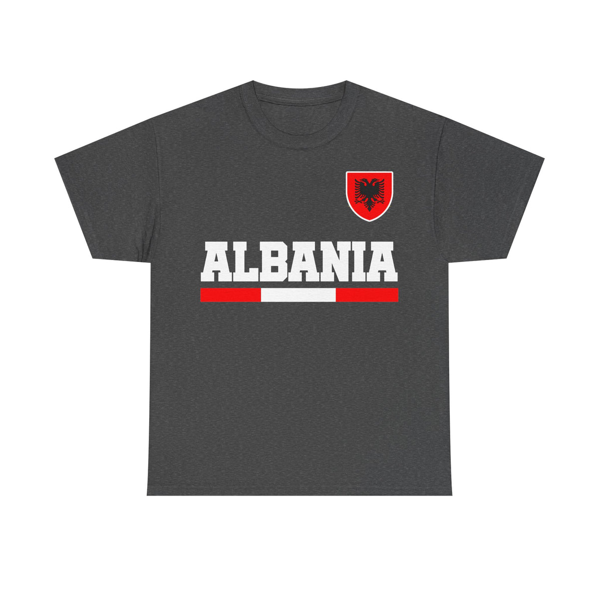 Albania Wappen Shqiptar Flagge Adler Fußball Fan Sport Unisex T Shirt