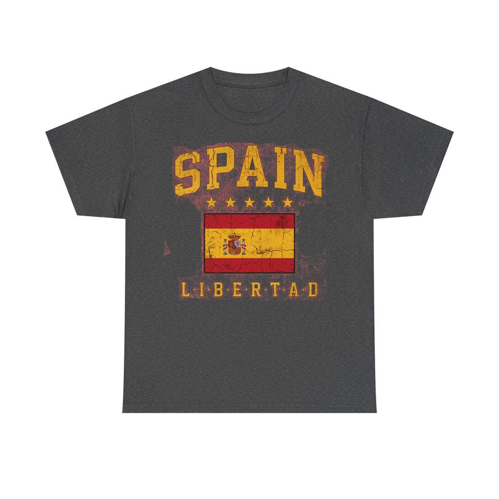 Spain Libertad Spanien Flagge Wappen Heimat Stolz Sport Fußball Fan - Unisex T-Shirt