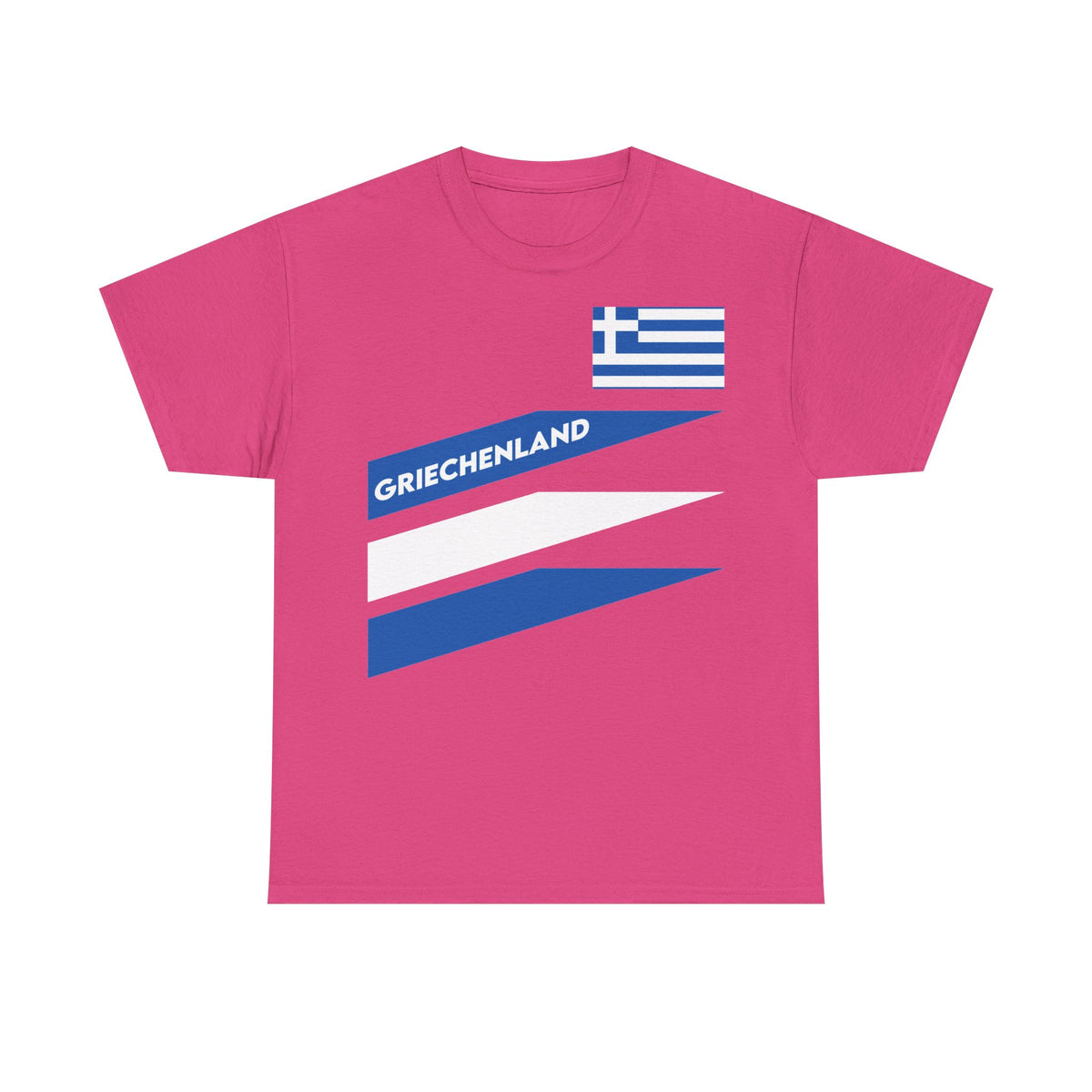 Greece Griechenland Flagge Wappen Heimat Fußball Sport Fan Geschenkidee - Unisex T-Shirt