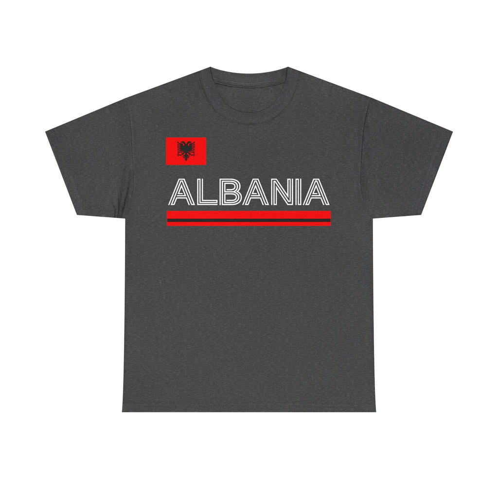 Albania Wappen Shqiptar Flagge Adler Fußball Fan Sport Unisex T Shirt
