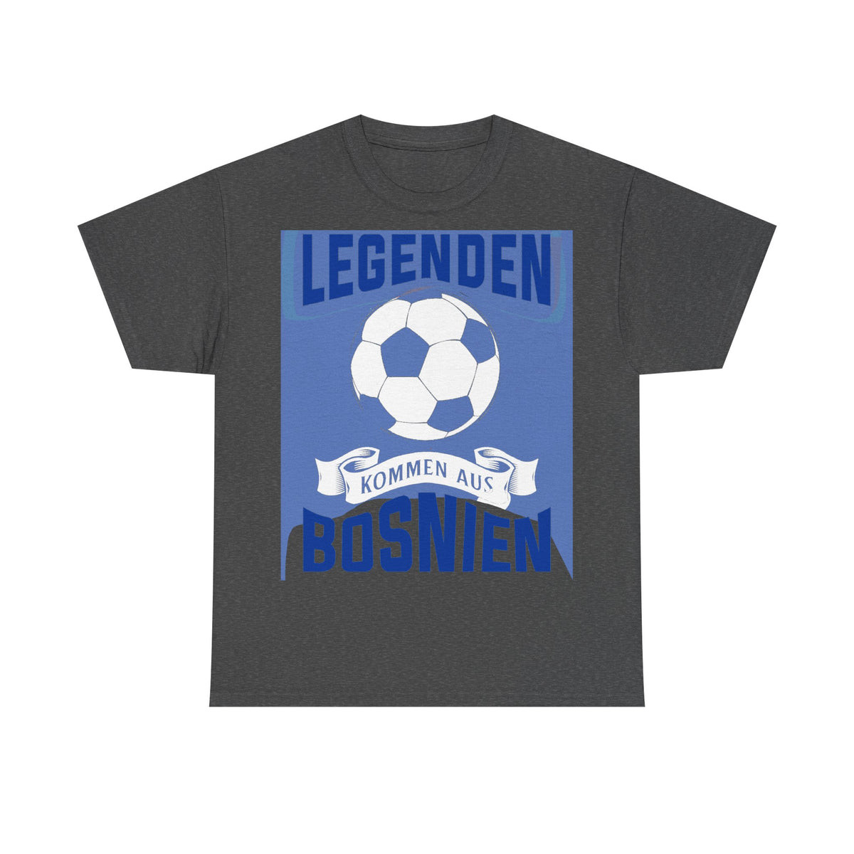 Bosnia Wappen Flagge Stolz Heimat Fußball fan Geschenkidee - Unisex T-Shirt