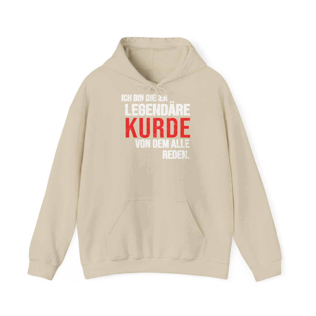 Kurdistan patria orgoglio stemma bandiera sport calcio regalo per tifosi - felpa con cappuccio unisex