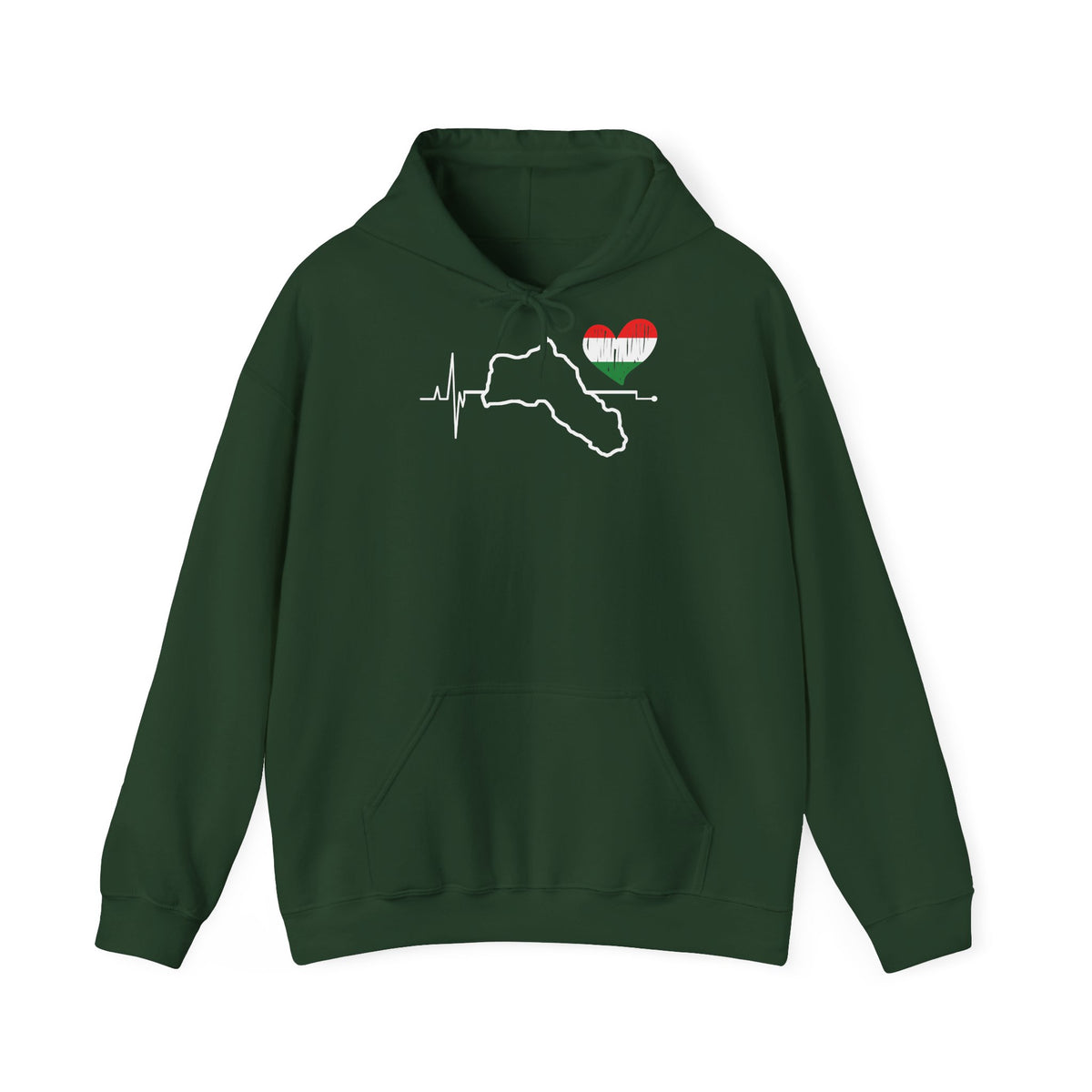 Kurdistan patria orgoglio stemma bandiera sport calcio regalo per tifosi - felpa con cappuccio unisex