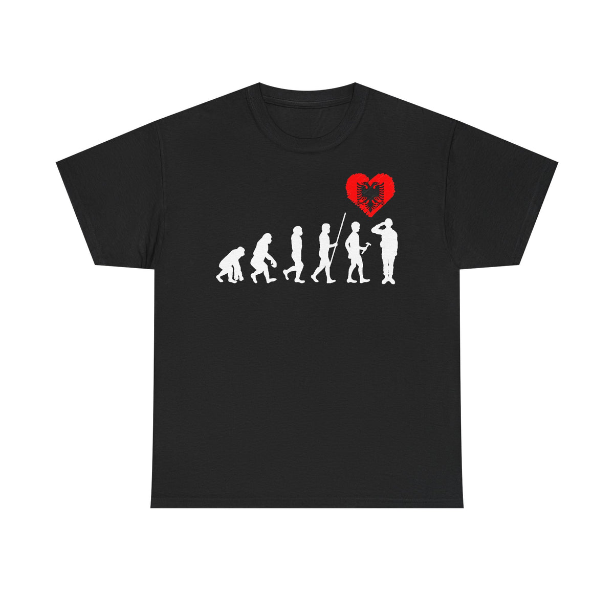 Albania Wappen Shqiptar Flagge Adler Fußball Fan Sport Unisex T Shirt