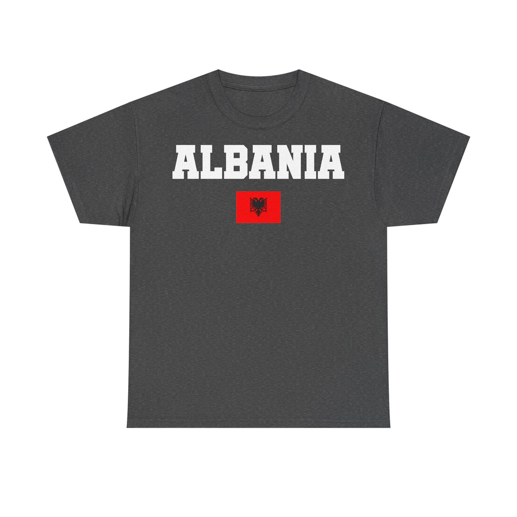 Albania Wappen Shqiptar Flagge Adler Fußball Fan Sport Unisex T Shirt