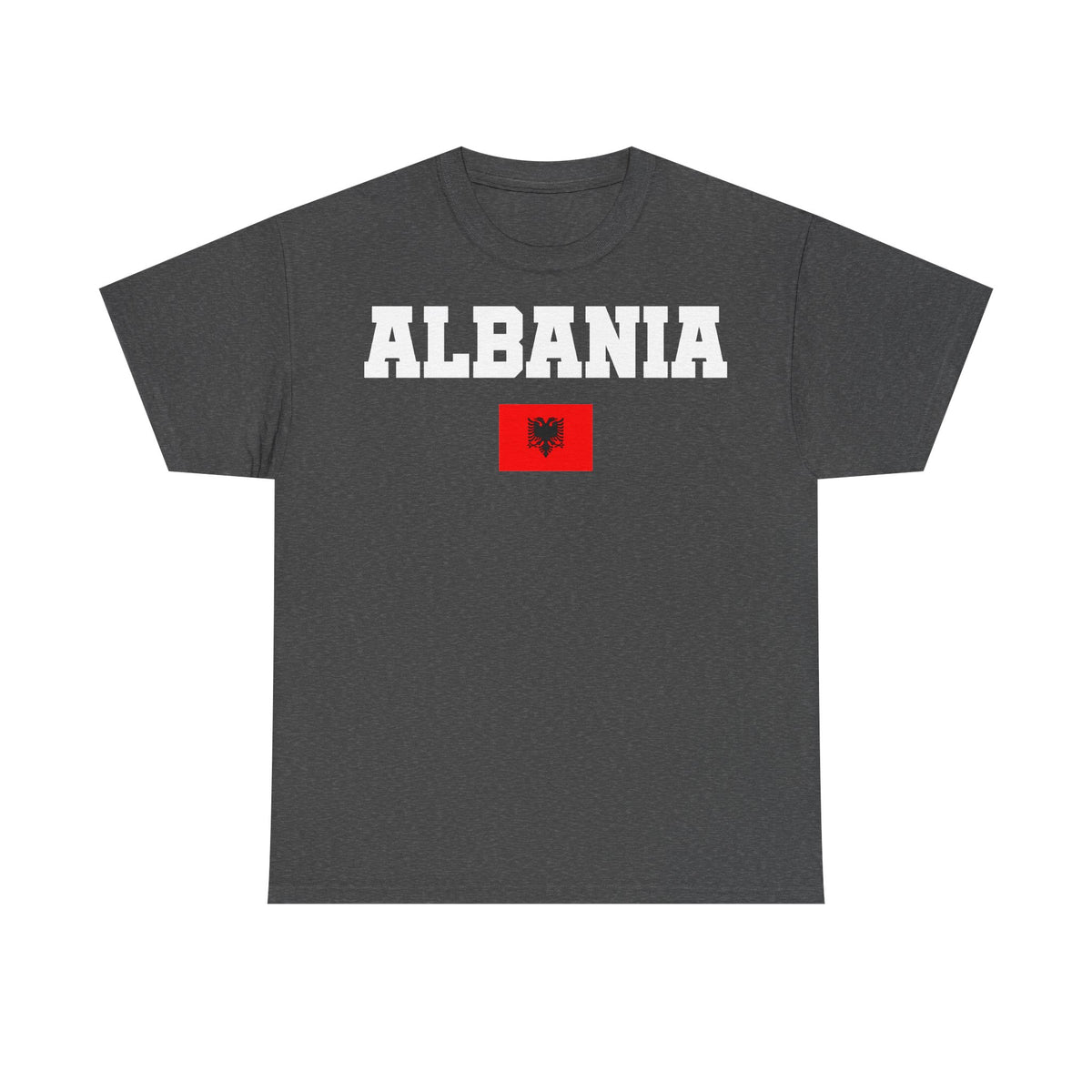 Albania Wappen Shqiptar Flagge Adler Fußball Fan Sport Unisex T Shirt