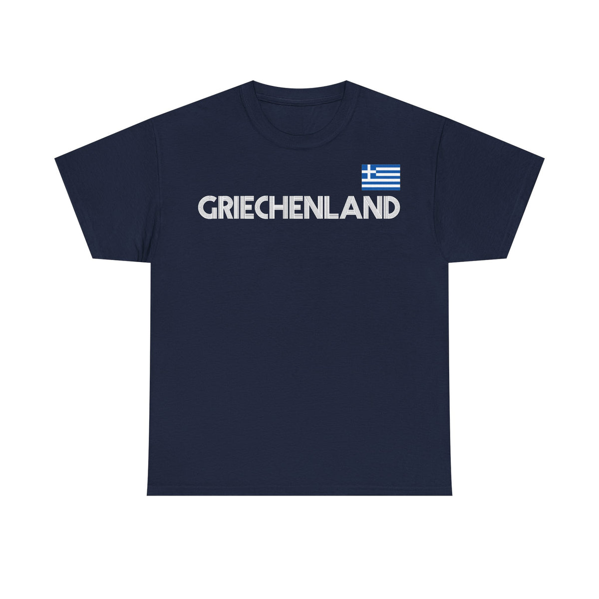 Grecia Grecia Bandera Escudo Patria Fútbol Deporte Aficionado Idea de regalo - Camiseta unisex