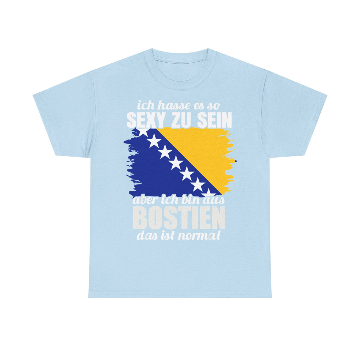 Bosnia Wappen Flagge Stolz Heimat Fußball fan Geschenkidee - Unisex T-Shirt