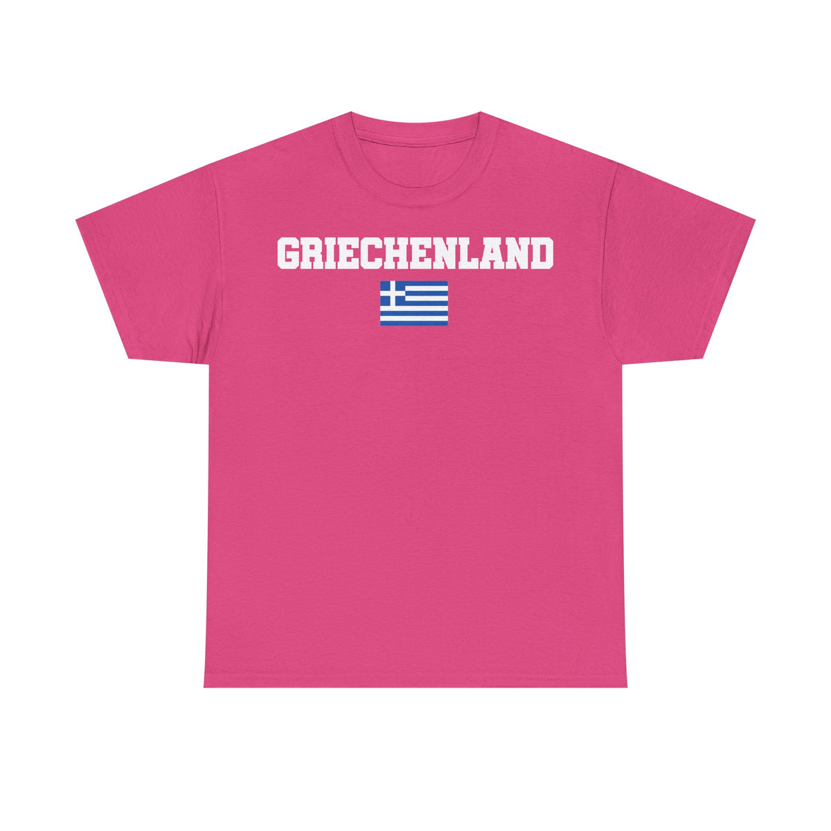 Greece Griechenland Flagge Wappen Heimat Fußball Sport Fan Geschenkidee - Unisex T-Shirt