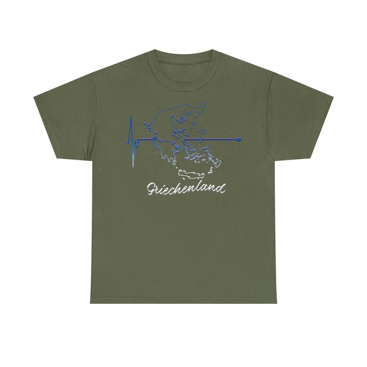 Grecia Grecia Bandera Escudo Patria Fútbol Deporte Aficionado Idea de regalo - Camiseta unisex