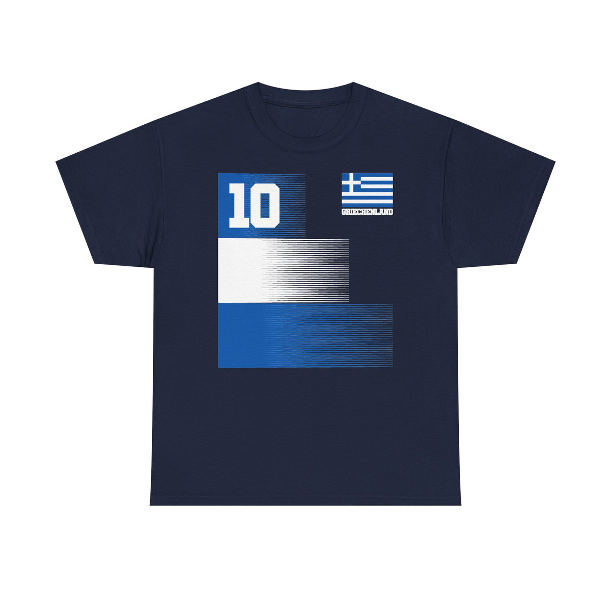 Grecia Grecia Bandera Escudo Patria Fútbol Deporte Aficionado Idea de regalo - Camiseta unisex