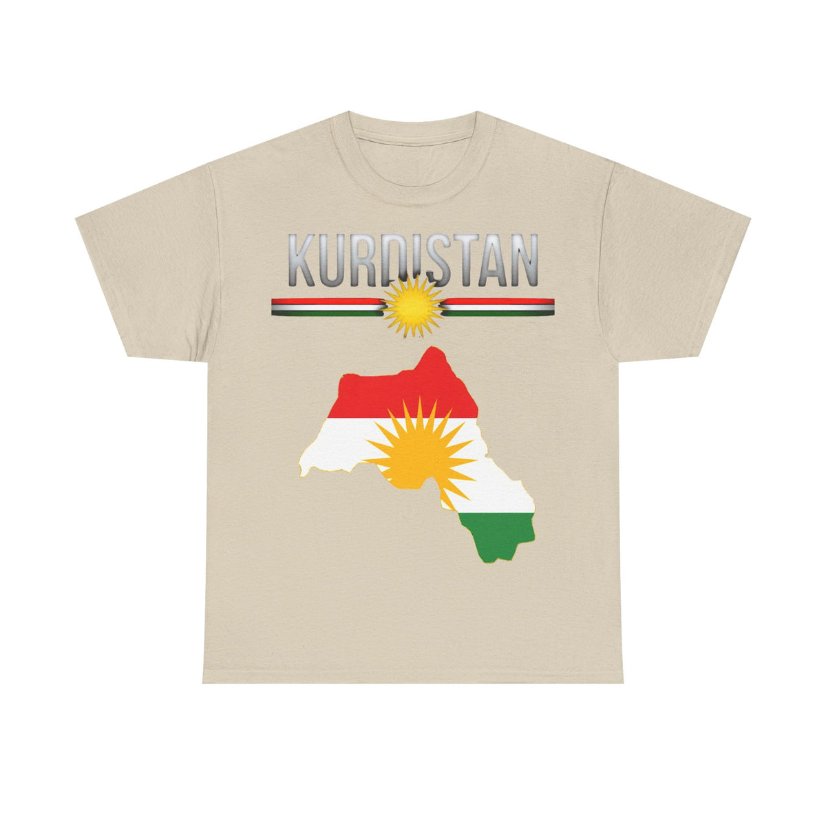 Kurdistan Pride Stolz Flagge Wappen - Unisex T-Shirt