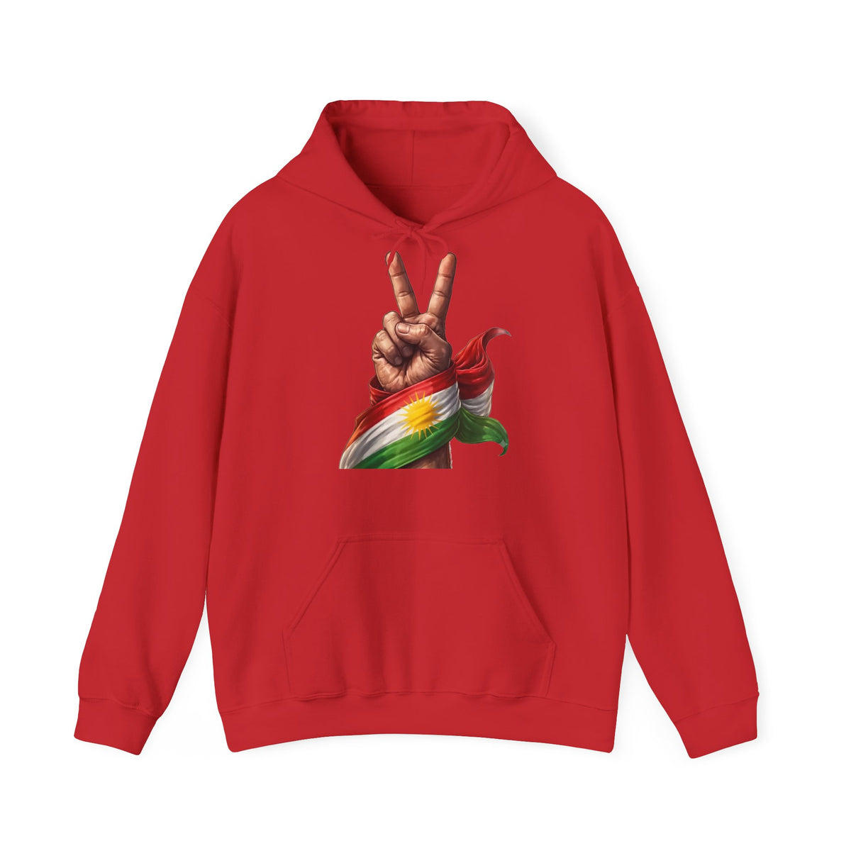 Kurdistan Peace Flagge Geschenkidee - Unisex Hoodie