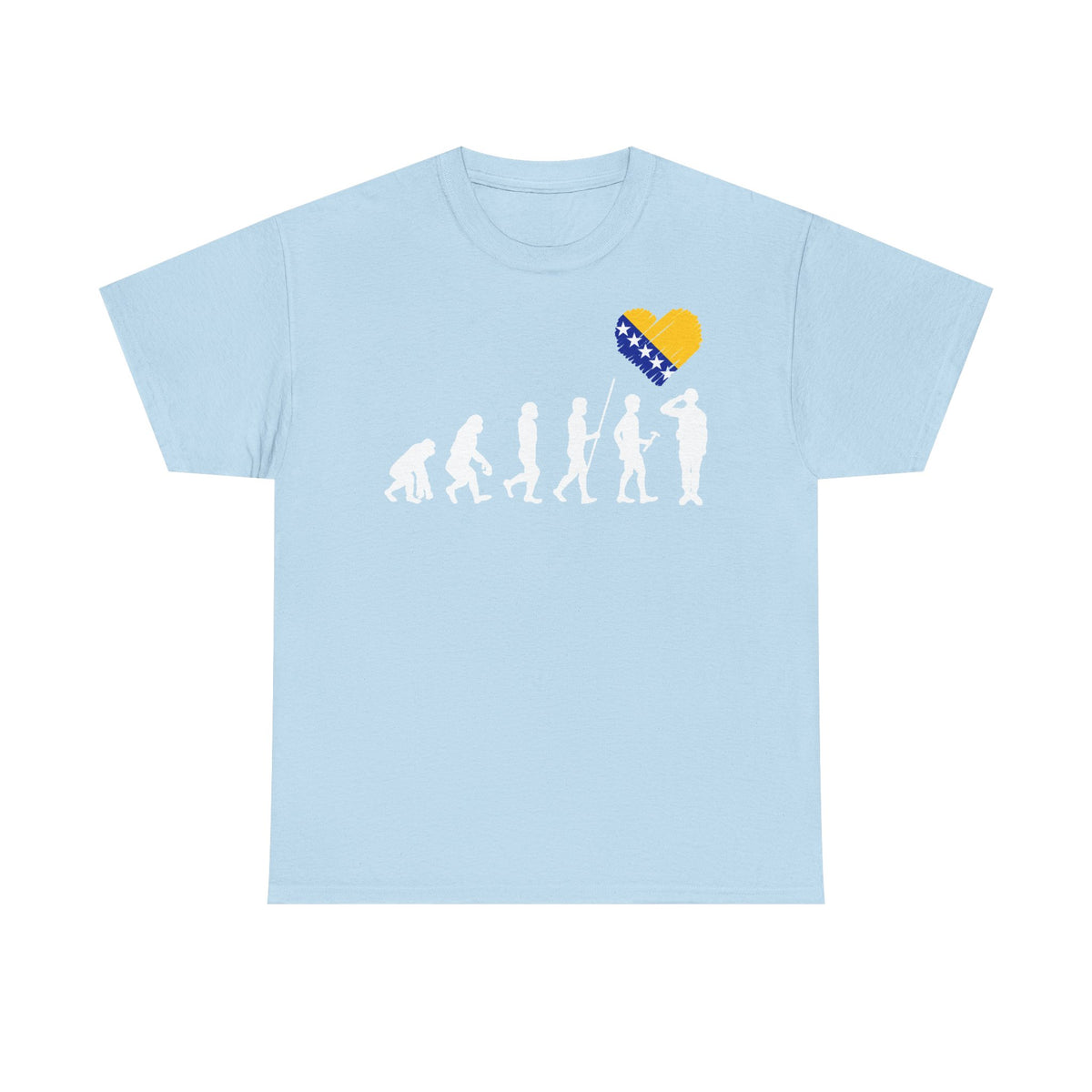 Bosnia escudo bandera orgullo patria aficionado al fútbol idea de regalo - Camiseta unisex