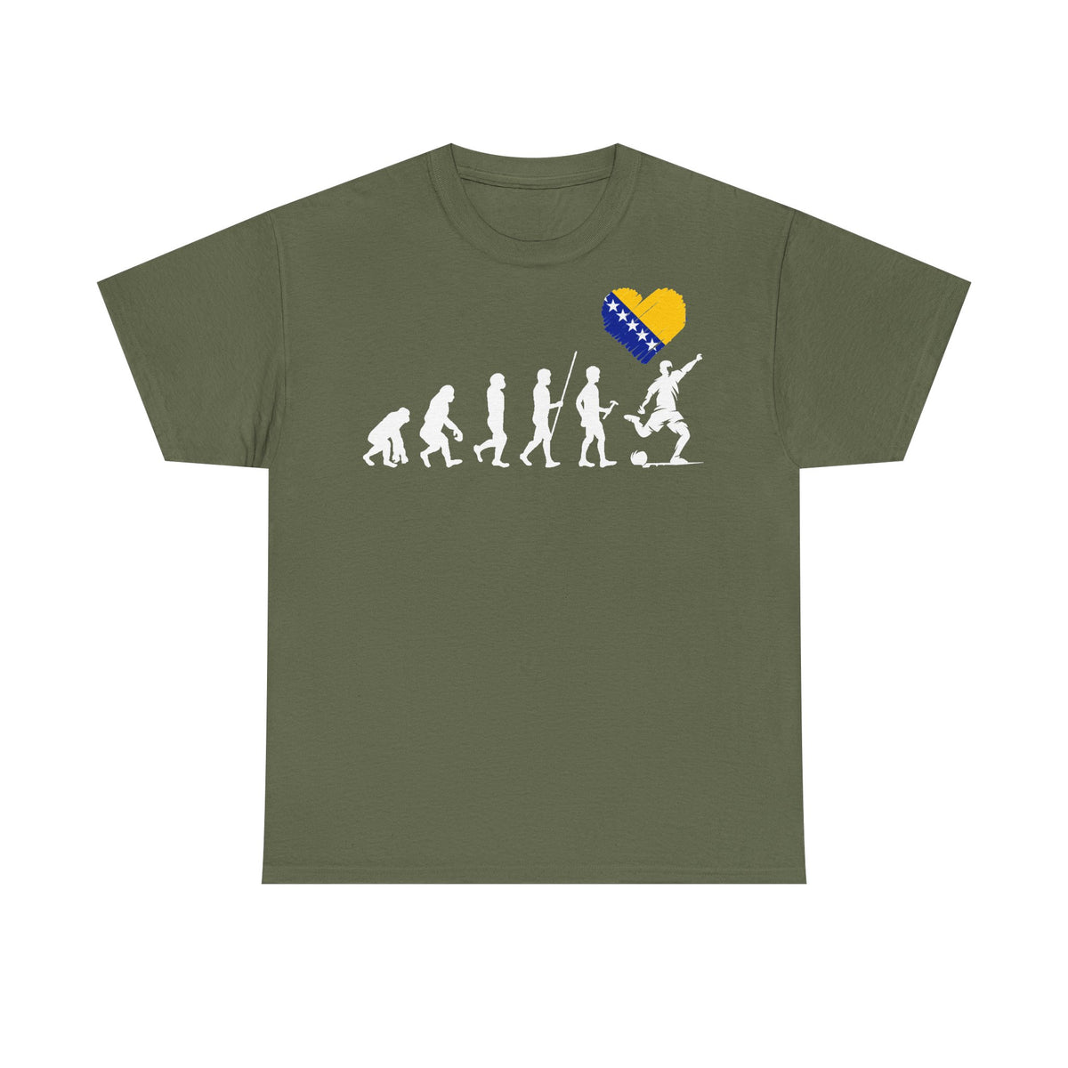 Bosnia escudo bandera orgullo patria aficionado al fútbol idea de regalo - Camiseta unisex