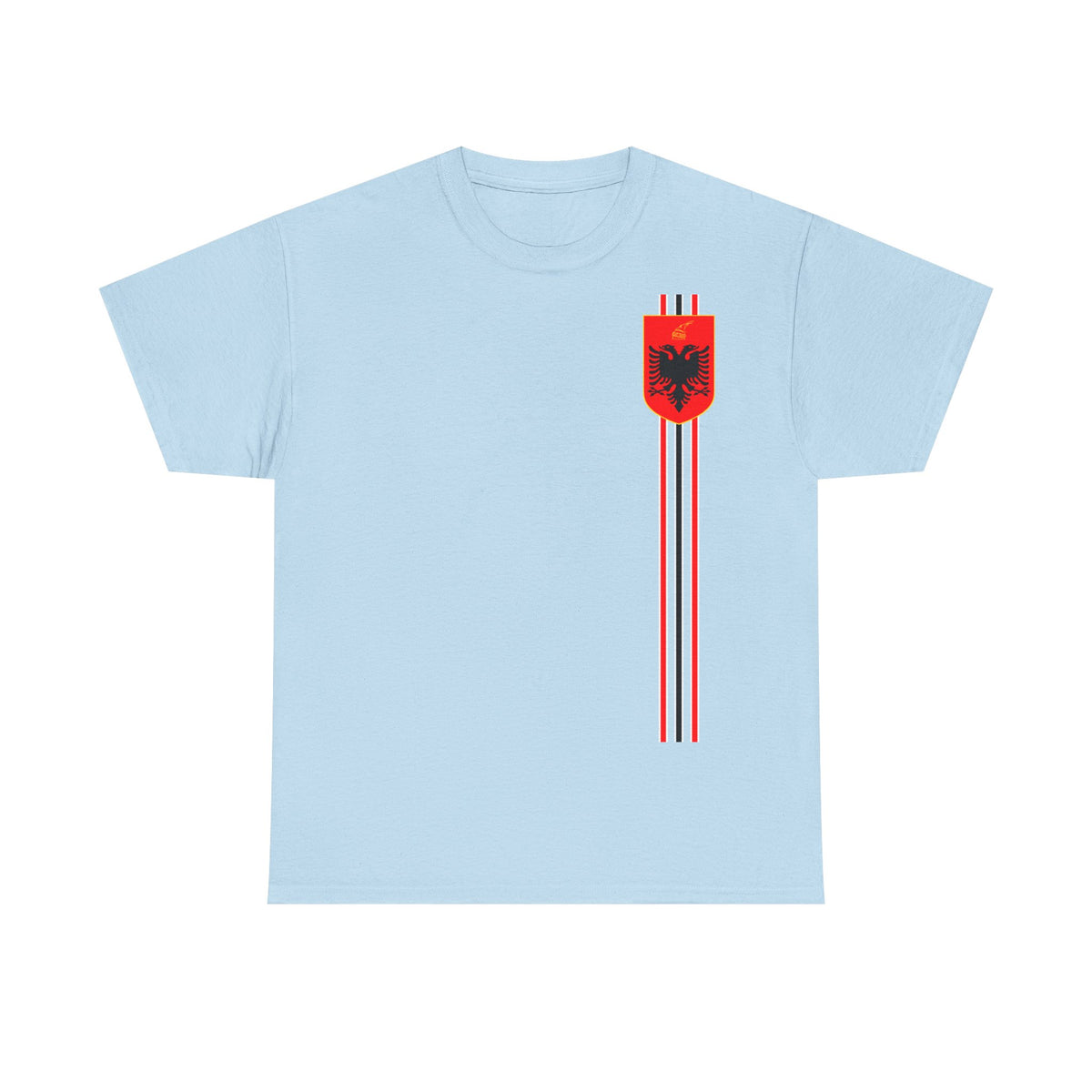 Camiseta unisex de Albania, escudo albanés, bandera, águila, fútbol, aficionado, deporte