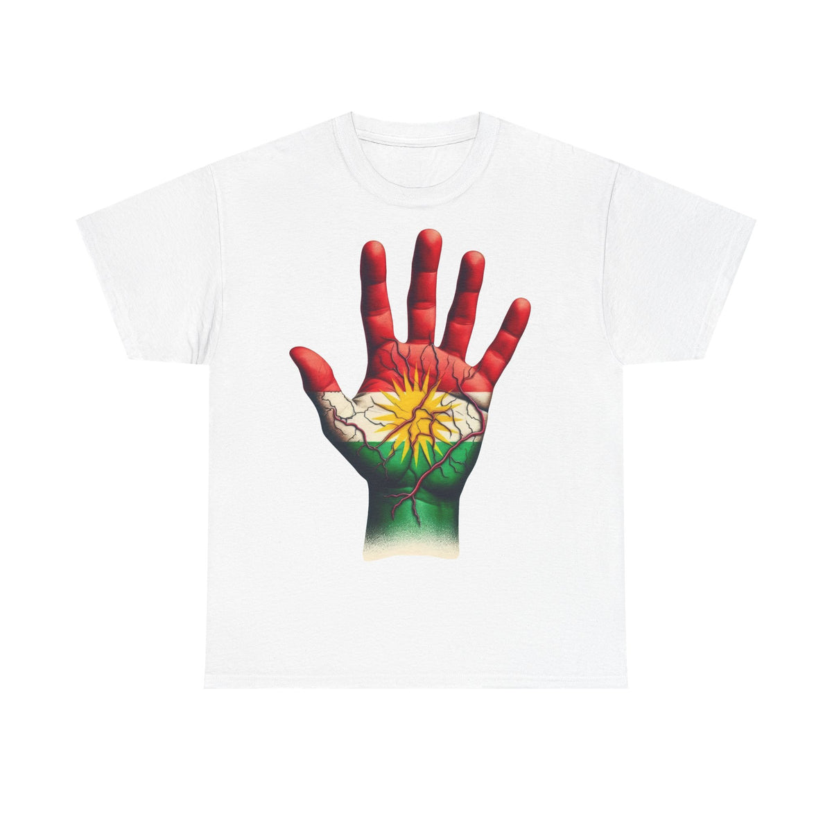 Kurdisches DNA im Blut Stolz Flagge - Unisex T-Shirt