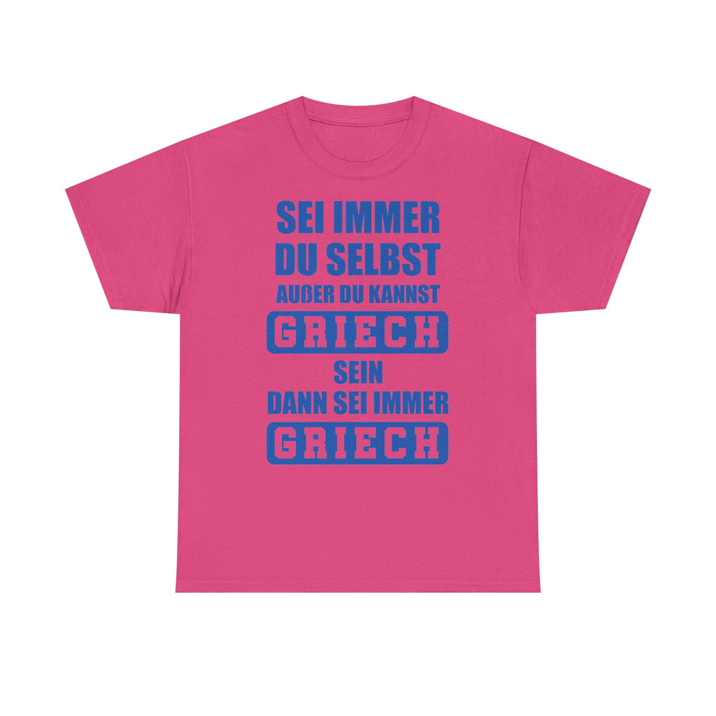 Greece Griechenland Flagge Wappen Heimat Fußball Sport Fan Geschenkidee - Unisex T-Shirt