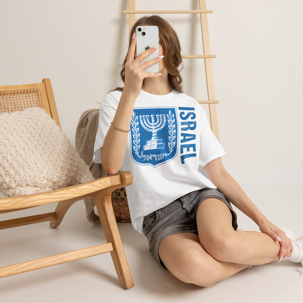 Israel Wappen Flagge Fan Geschenkidee Fashion - Unisex T-Shirt