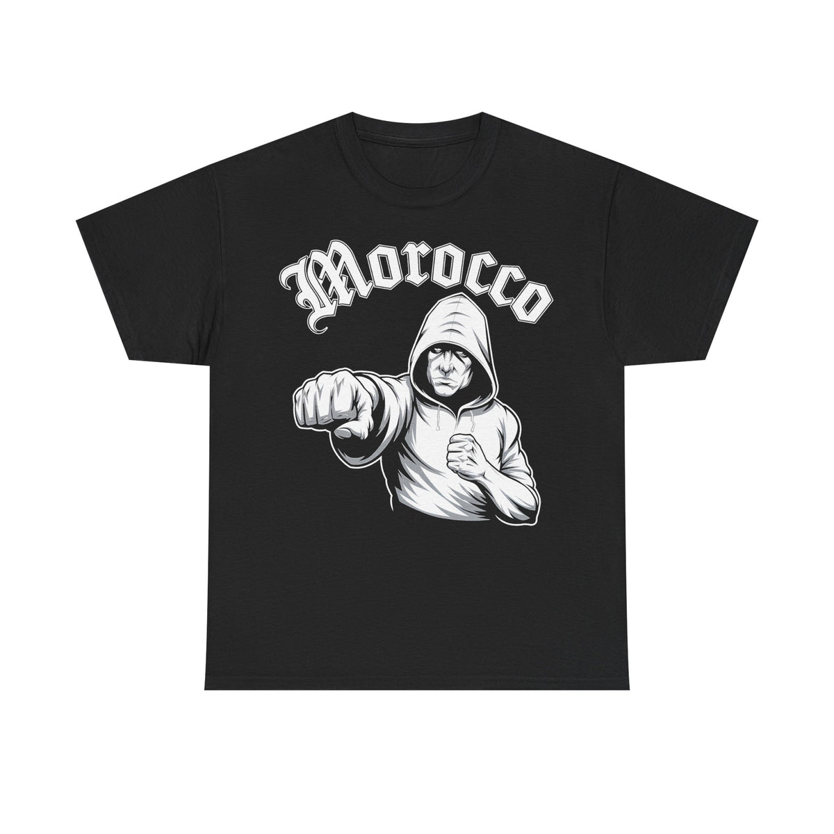 Escudo de hooligan de Marruecos Bandera de Marruecos Fútbol Aficionado Deporte Idea de regalo - Camiseta unisex