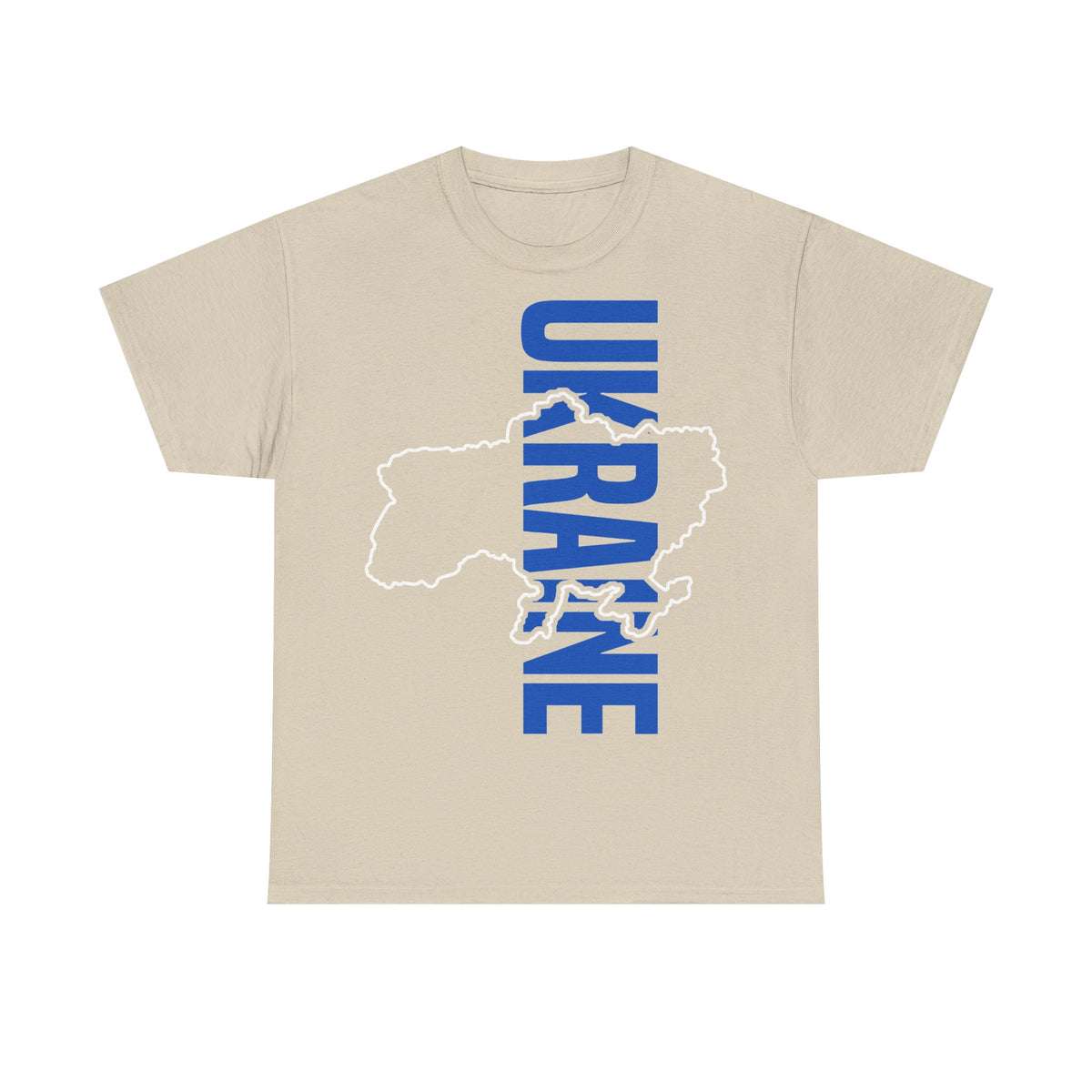 Bandera de Ucrania escudo idea de regalo afición al deporte moda vintage - Camiseta unisex