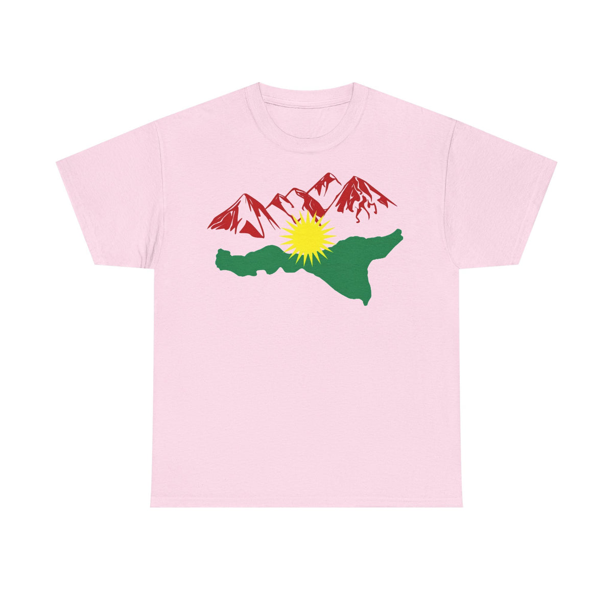 Kurdistan Berge Flagge Azadi Newroz - Unisex T-shirt