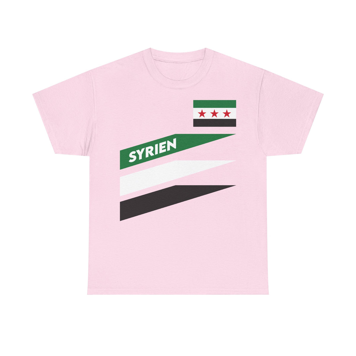 Syria Syrien Wappen Flagge Heimat Sport Fan Geschenkidee - Unisex T-Shirt