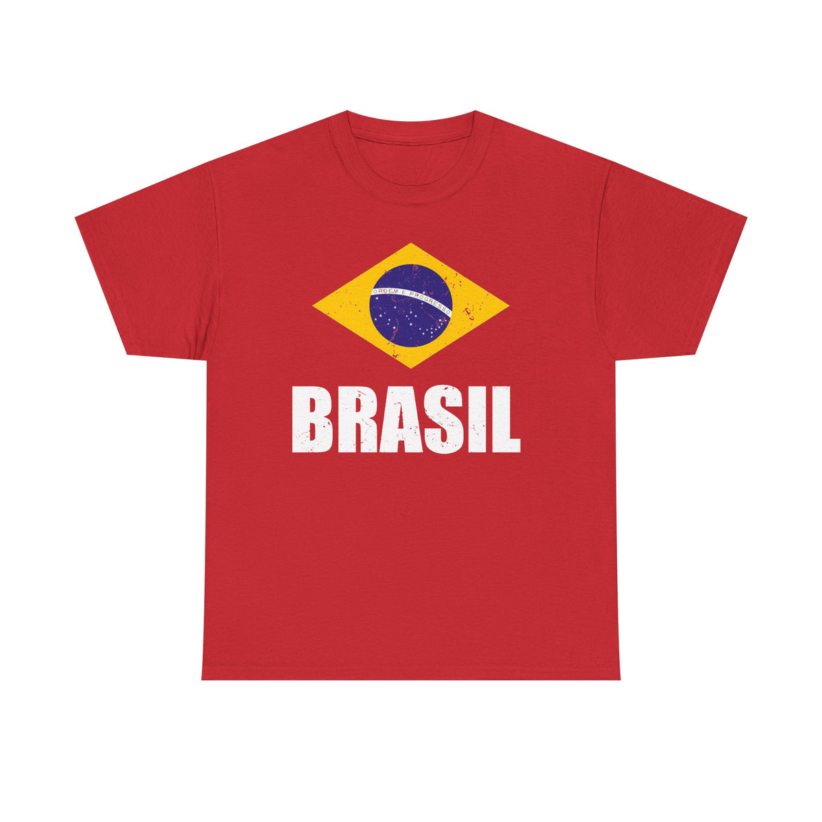 Brazil Brasilien Wappen Flagge Sport Fan Fußball Geschenkidee - Unisex T-Shirt