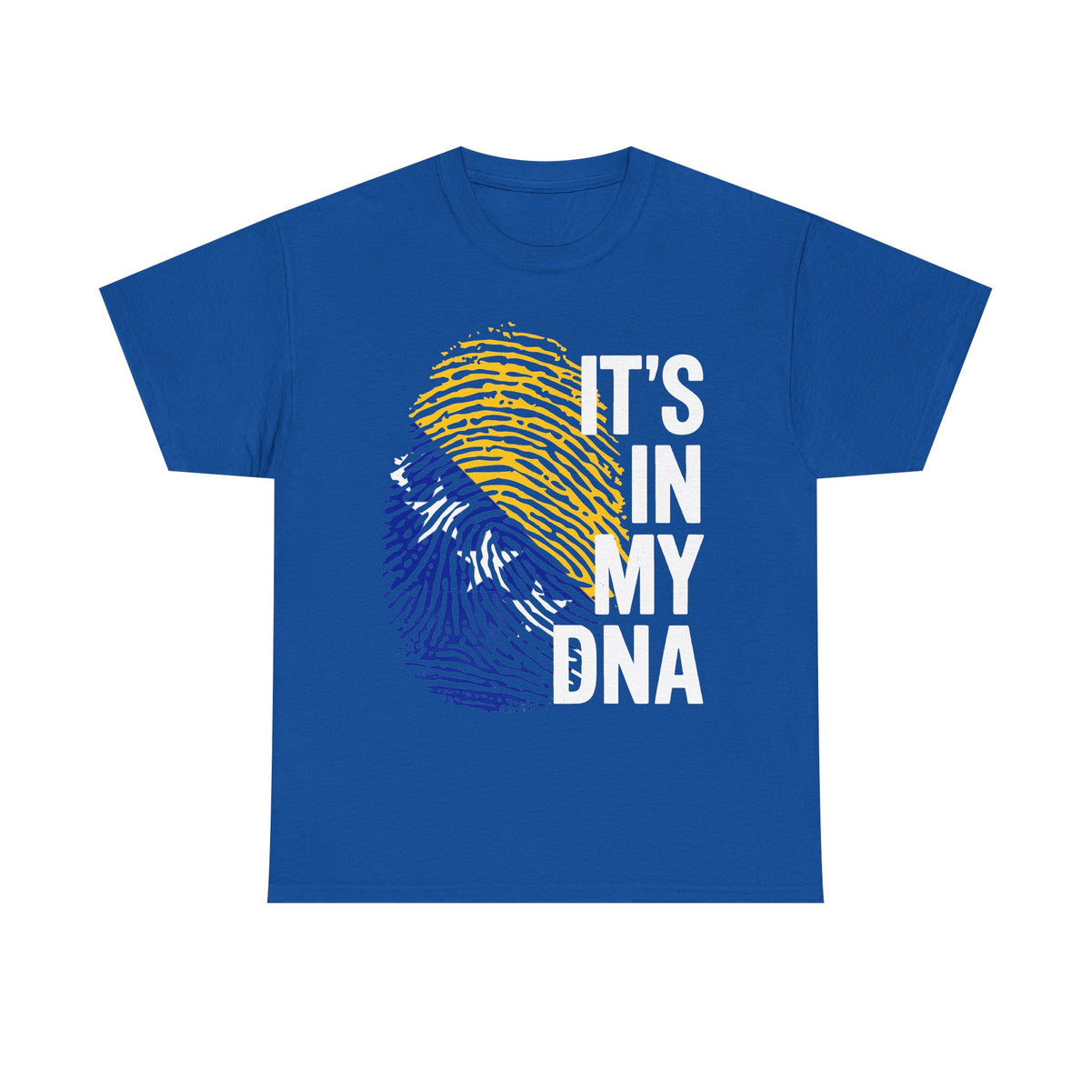 Bosnia Wappen Flagge DNA Identität Fußball fan Geschenkidee - Unisex T-Shirt
