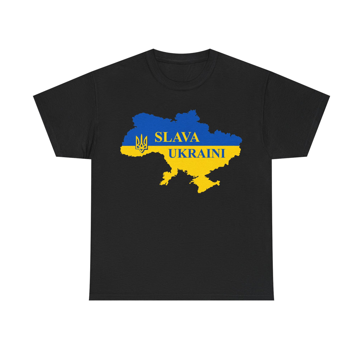 Bandiera e stemma dell'Ucraina Idea regalo Sport Tifoso Moda Vintage - T-shirt unisex