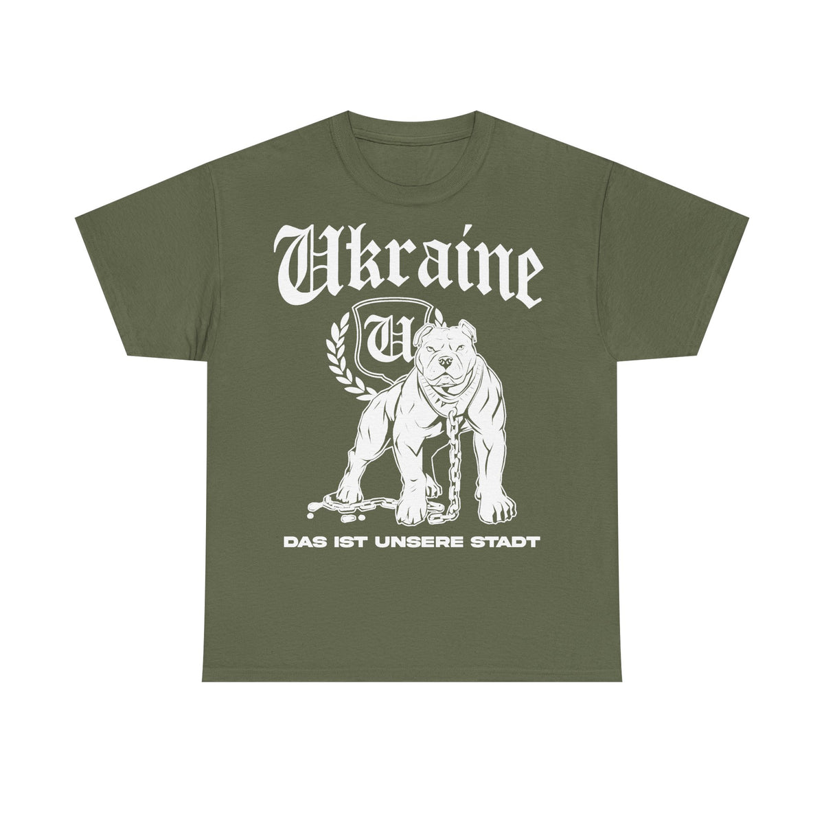 Bandera de Ucrania escudo idea de regalo afición al deporte moda vintage - Camiseta unisex