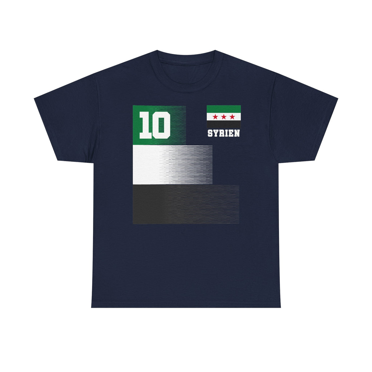 Syria Syrien Wappen Flagge Heimat Sport Fan Geschenkidee - Unisex T-Shirt